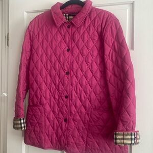 Authentic women’s Burberry pink jacket